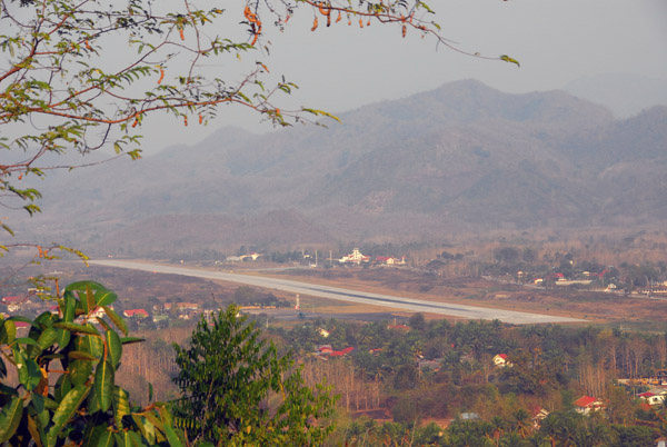 Luang Prabang Airport from Phousi Hill