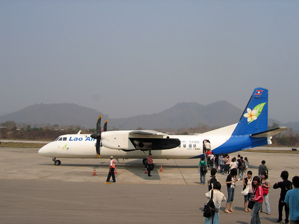 Lao Airlines MA60 bound for Chiang Mai