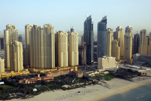 Jumeirah Beach Residence and Al Futtaim Marine Towers