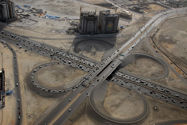 First interchange on Sheikh Zayed Road before Sharjah