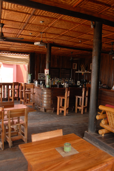 Spirit House, a very nice restaurant along the Mekong, Vientiane