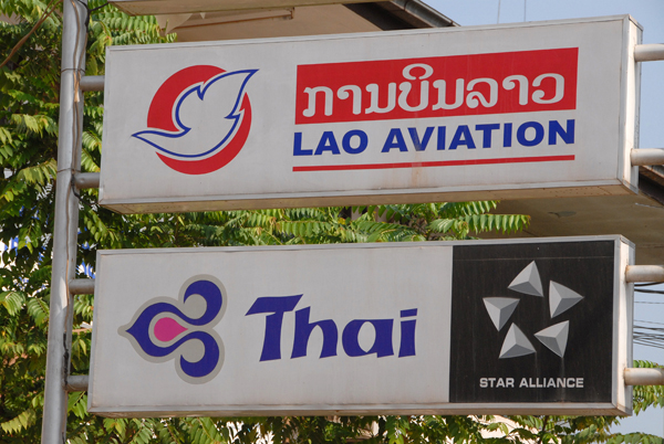 Lao Aviation and Thai Airways, Vientiane