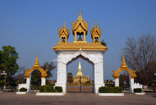 Gateway to the Pha That Luang area
