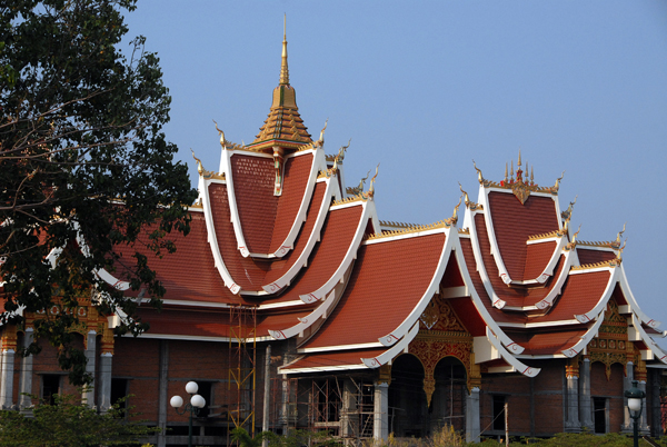 This building is to the left as you walk towards Wat That Luang