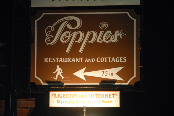 Poppies Restaurant, Kuta