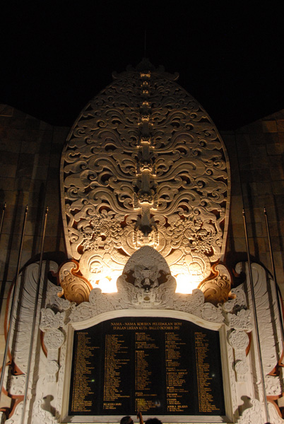 Memorial to the Bali bombings, Kuta