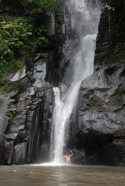 Waterfall along the Ayung River, Bali