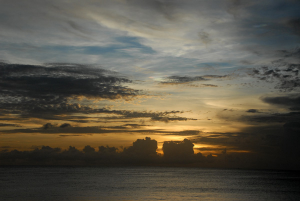 Sunset from Jimbaran Beach, Bali