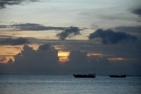 Fishing boats, Jimbaren Bay, Bali