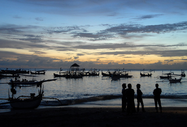 Jimbaren fishing boat anchorage, Bali