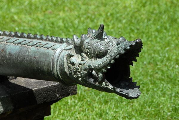 Ornate dragon-headed cannon, Bali Museum