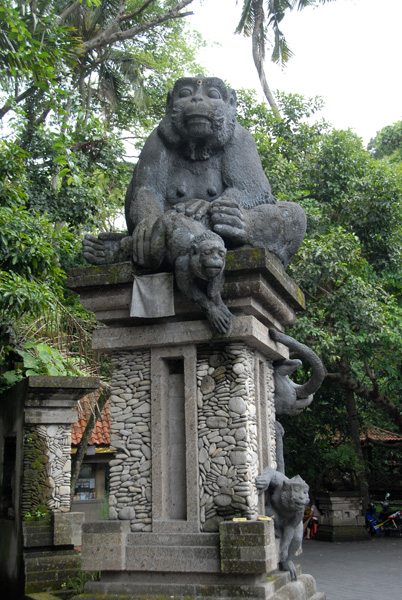 Entrance to the Sacred Monkey Forest