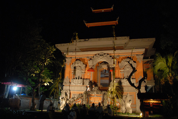 One of the venues for traditional Balinese dance, Ubud