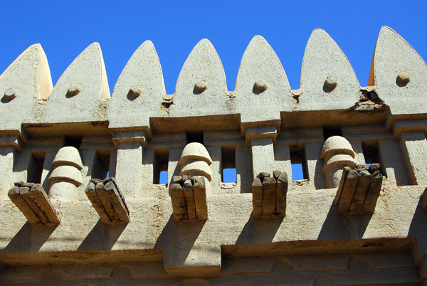 Sahel-style building adornments, Djenné