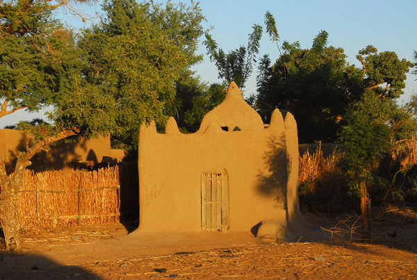 A small mudbrick mosque, Mali