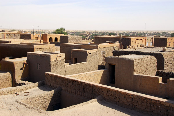 View from the roof of the Heinrich Barth Haus, Timbuktu
