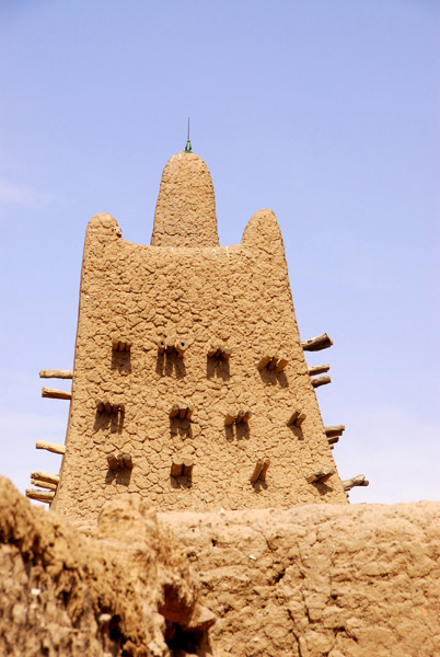 Mud minaret of the Sankoré Mosque, Timbuktu