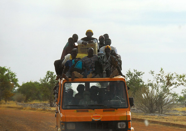 An African bus is never full