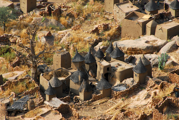 The granaries are the most distinctive feature of Dogon villages