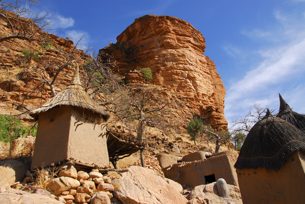 Granaries of the Dogon village of Tireli