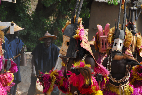 Dogon mask dancers, Tereli, Mali