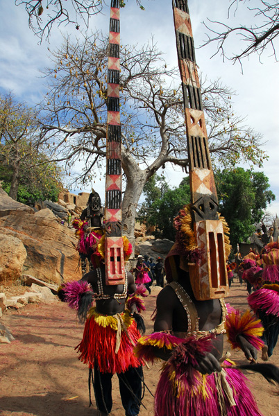 Sirige mask dancers, Dogon Country