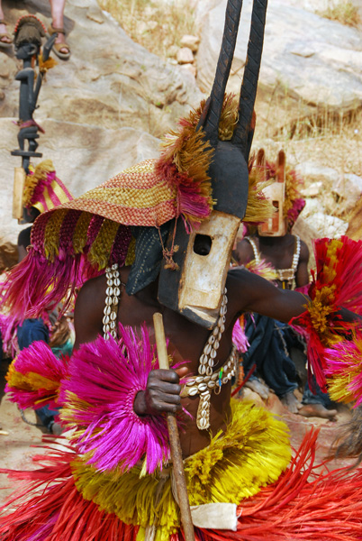 Dogon animal mask dancer - antelope