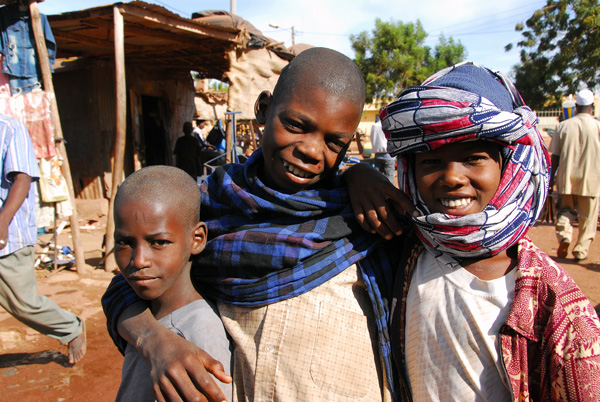Boys in Mopti, Mali