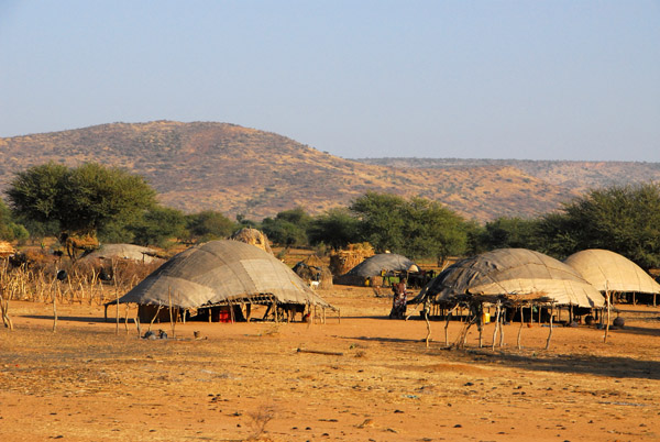 Nomad huts, central Mali
