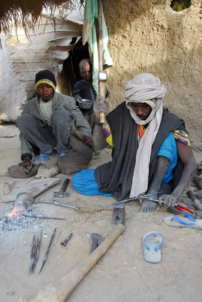 Blacksmith in Korioumé, Mali