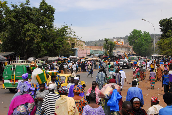 Busy Avenue Al Qoods, Bamako, Mali