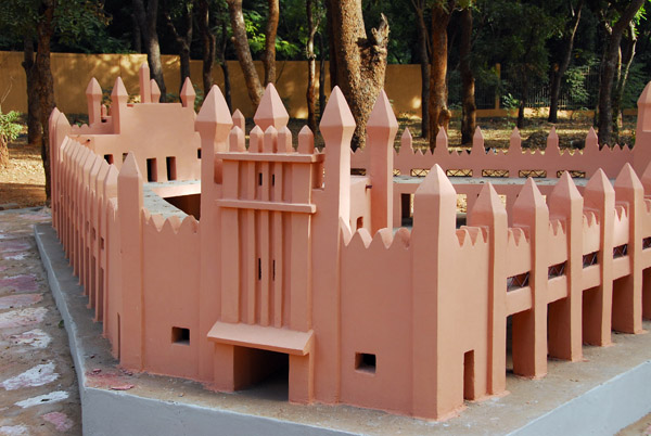 Another mosque model at the Mali National Museum