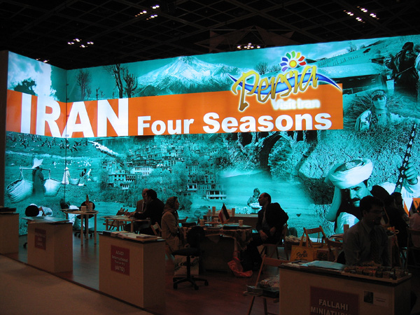 Iran booth, Arabian Travel Mart