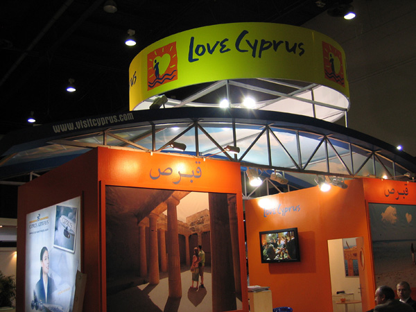 Cyprus booth, Arabian Travel Mart