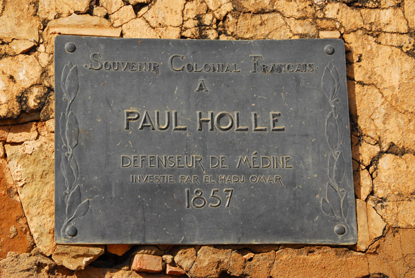 Souvenir Colonial Français à Paul Holle, défenseur de Médine, 1857