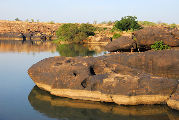 Flou, Mali - the water level is low