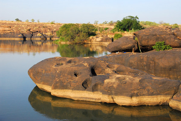 Félou, Mali - the water level is low