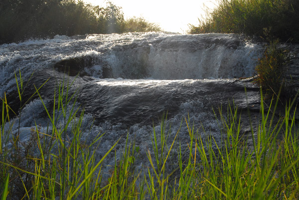 River flowing through a hole, Chutes de Félou, Mali