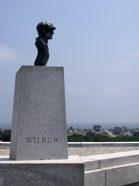 Wilbur Wright bust, Kitty Hawk