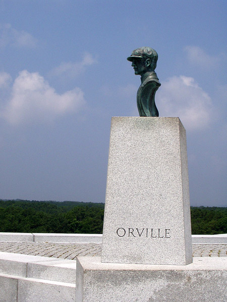 Orville Wright bust, Kitty Hawk