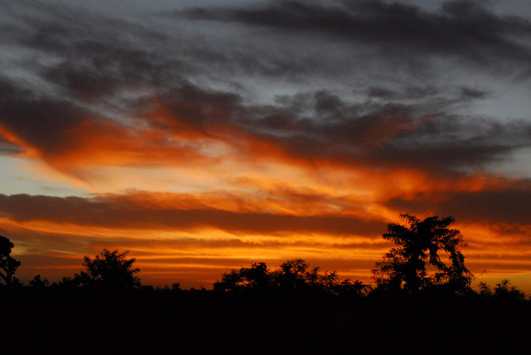 African sunset, Mali