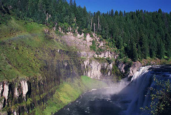 Mesa Falls, Henry's Fork of the Snake River, Idaho