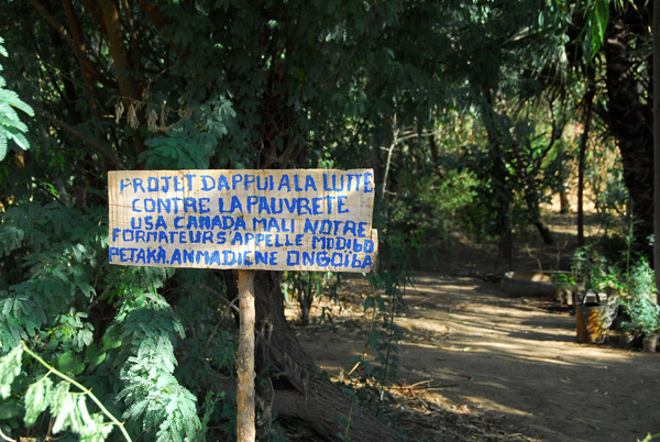 This village is the beneficiary of a US-Canadian project to dig safe wells for drinking water