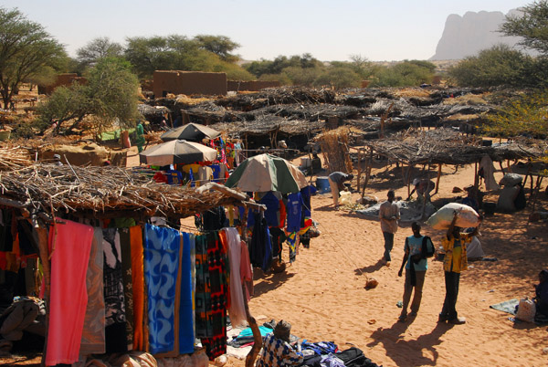 Market day in the village of Symbi, Mali