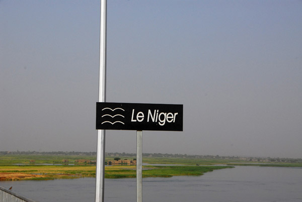 Crossing the Niger River at Gao using the new bridge