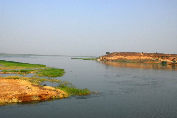 The Niger River from the new bridge at Gao