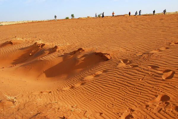 Saharan sands near the banks of the Niger River, Mali