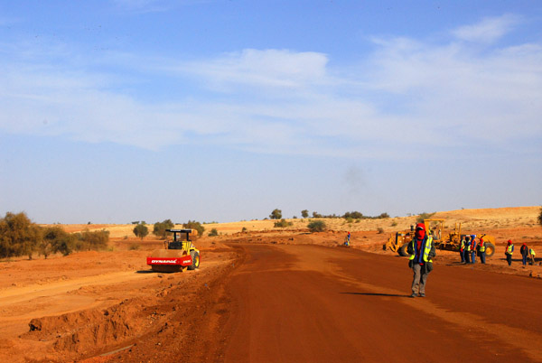 An area of road improvments, N17 Gao-Niger