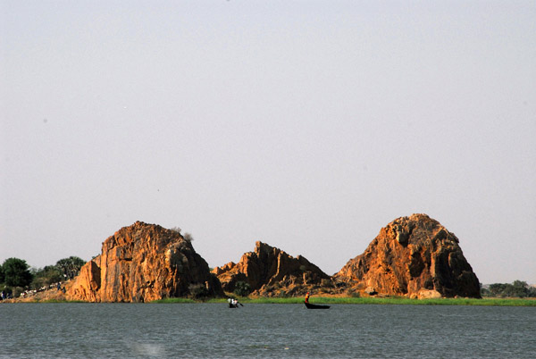 Landmark along the Niger River at Ansongo, Mali