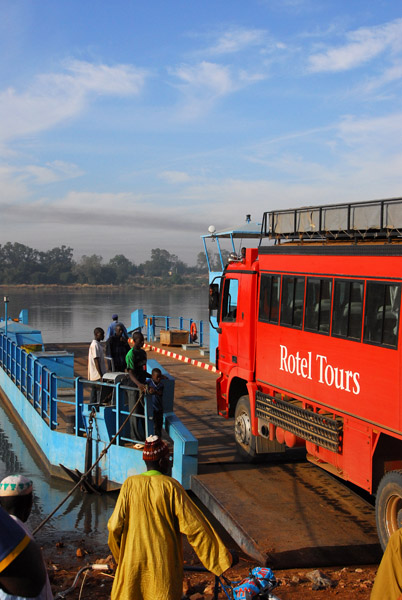 Loading the ferry